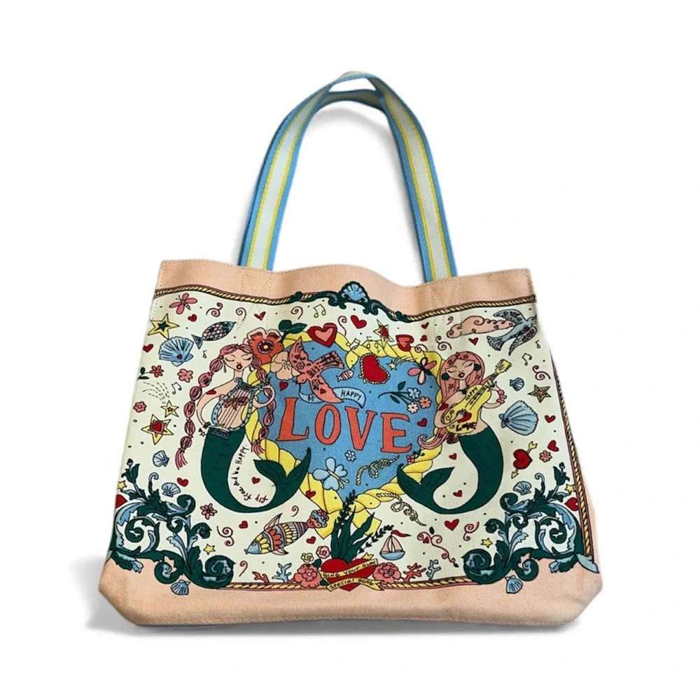 Brighton Mermaid Siren’s Song Canvas Limited Edition Fashionista Tote